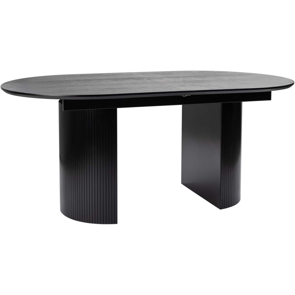 CHIBA Matbord m butterfly i svart ask