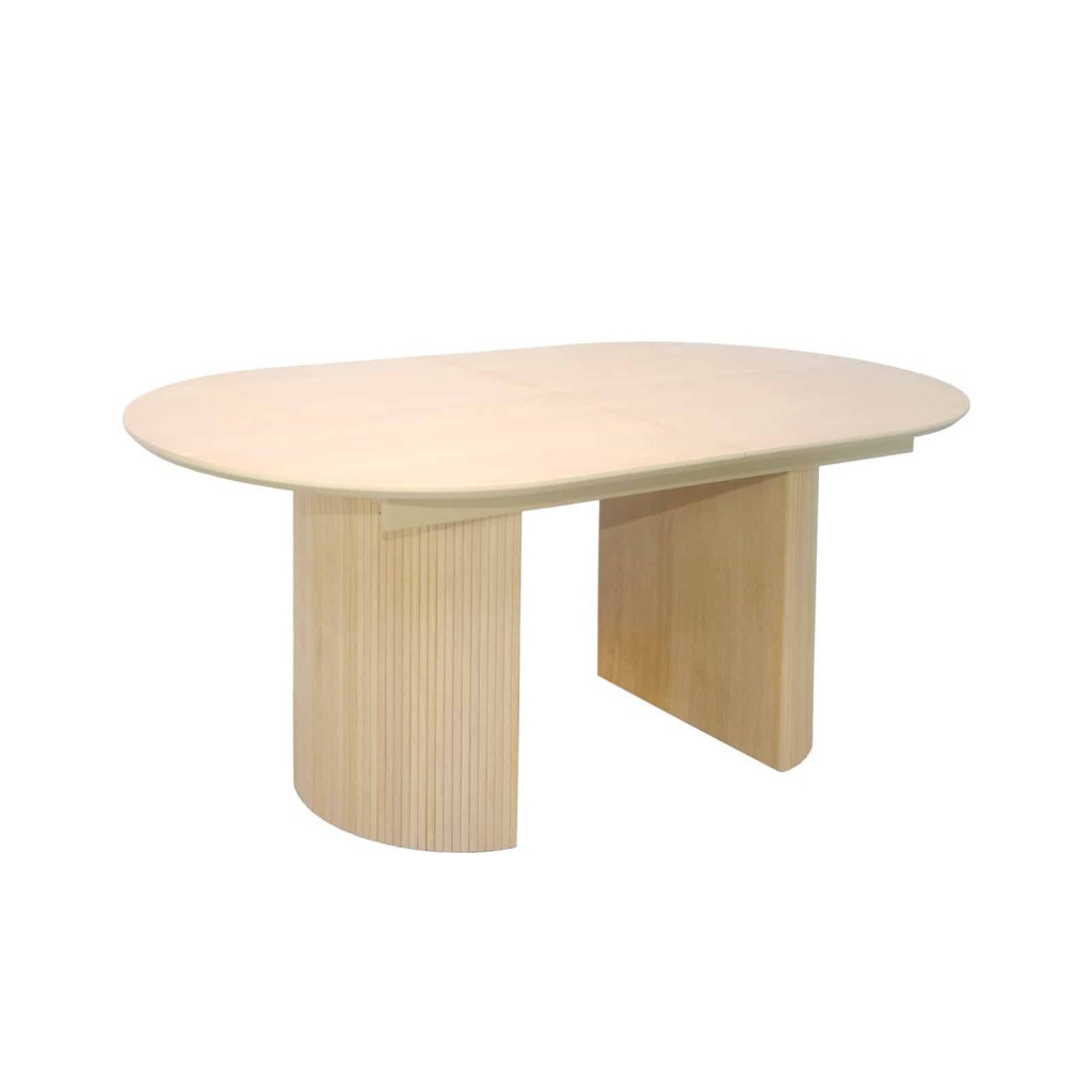 CHIBA Matbord m butterfly vitpigmenterad