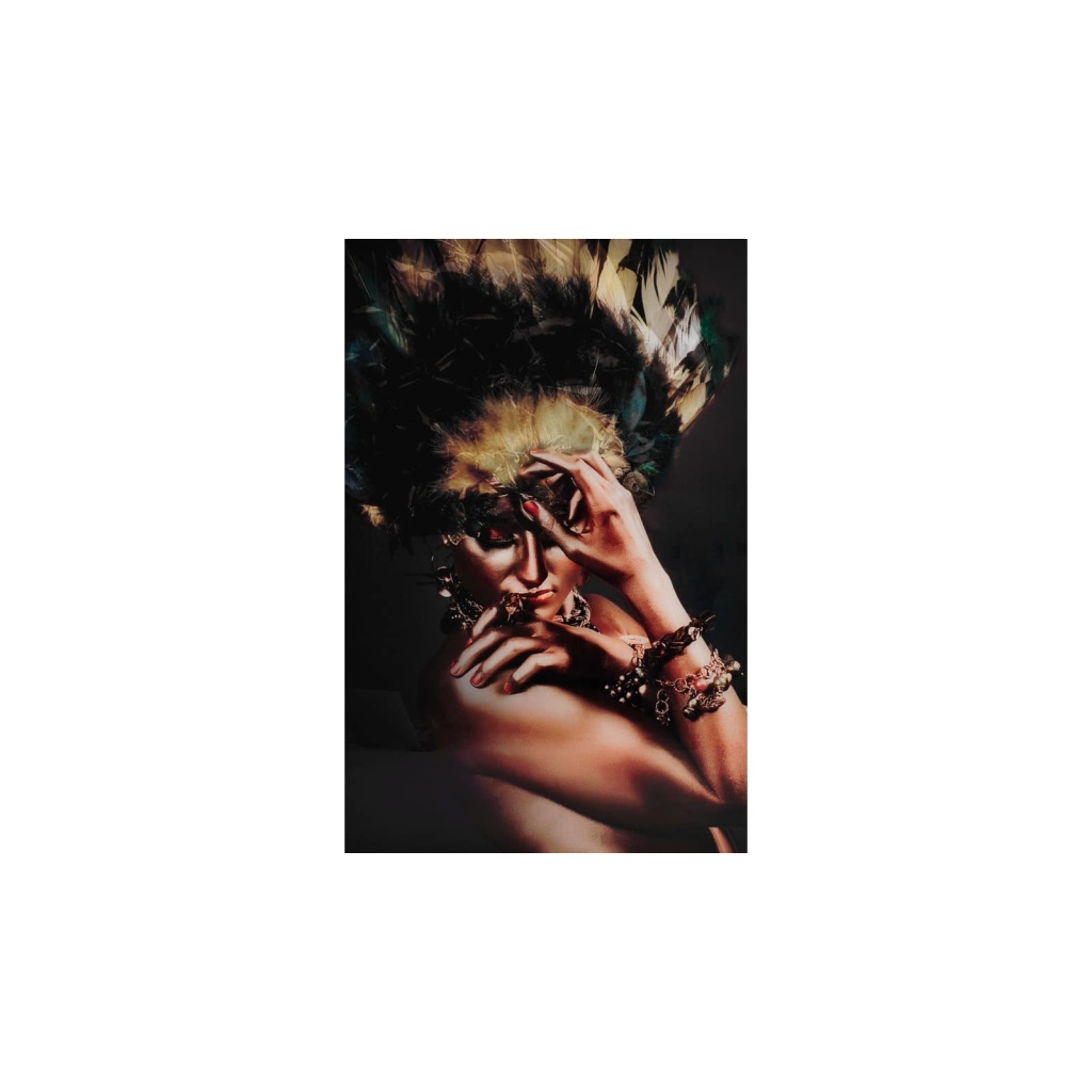 BILDE Indian Gold, 80x120, glas