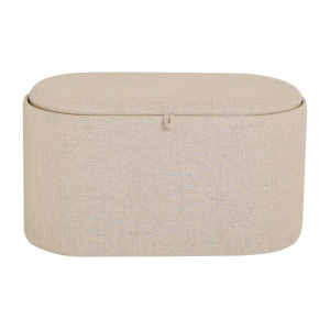 MAIKO Sittpuff/sidobord, oval, beige