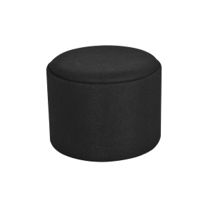 MAIKO Sittpuff/sidobord,rund svart,dia56