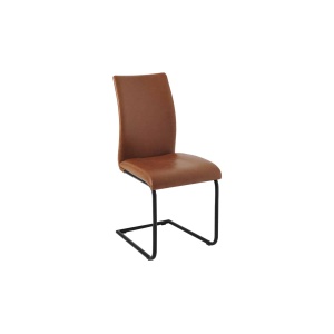LINA Matstol Vintage PU ljus brun