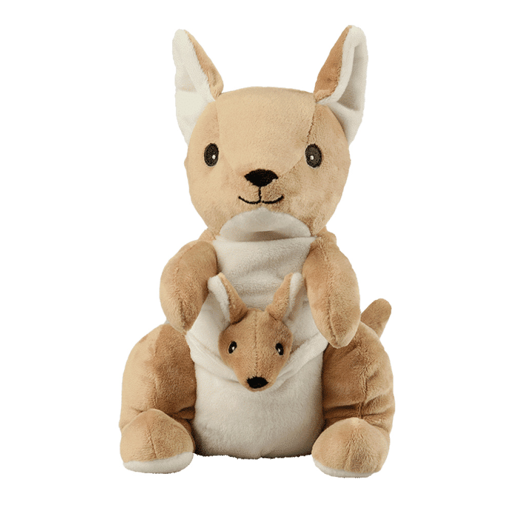 Känguru med bebis