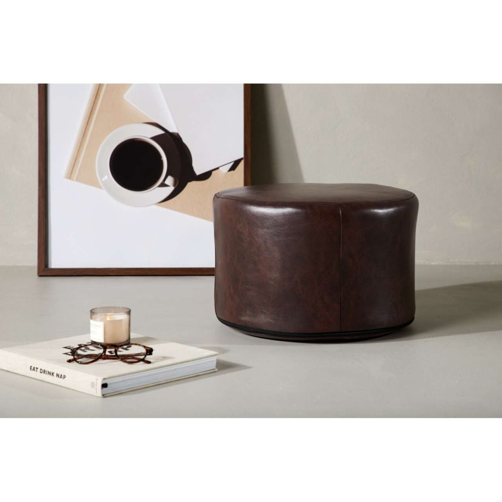 Eastport Sittpuff/Puff - Mörk Brun / PU