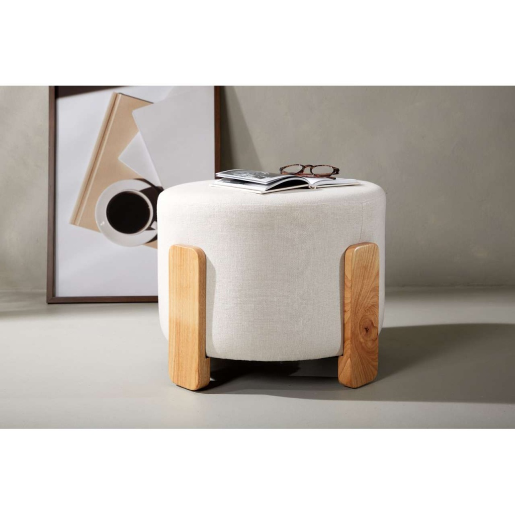Coffey Sittpuff/Puff - Nature / Vit Linne