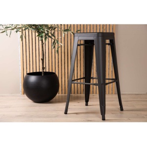 Tempe Barstol - Mörkgrå