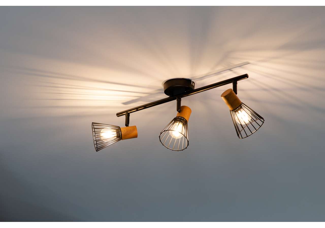 Atticus Vägglampa L485*W165*H150 Svart