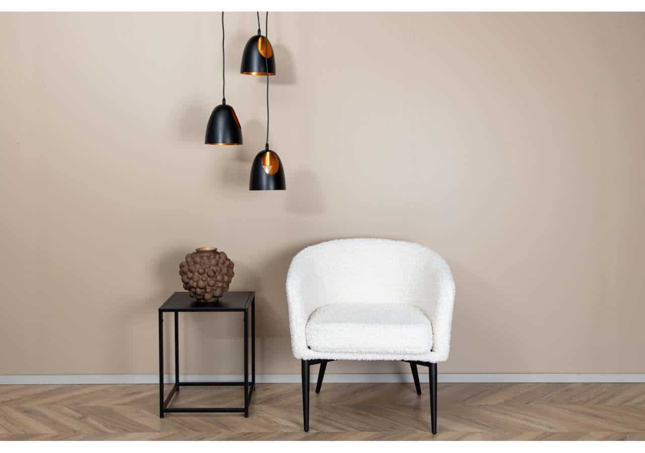 Elda Taklampa D400*H1440 Svart / Koppar