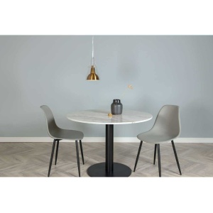 Sirius Taklampa Klar Glas med Guld Stål D250*H400