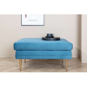 Boom Sittpuff - Mässing / Blå Sammet