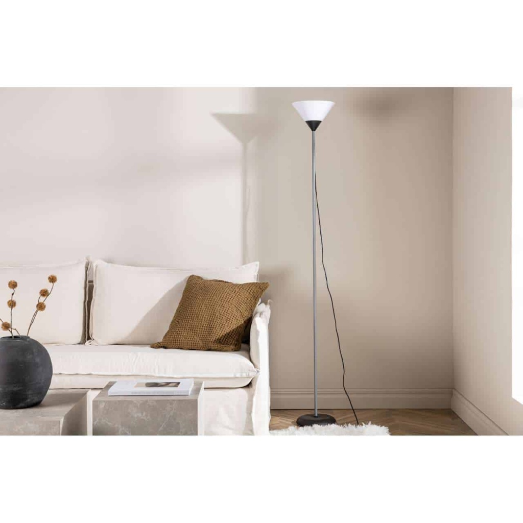 Batang -Golvlampa - Gammelrosa/Vit
