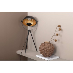 Search -Bordslampa - Svart/Svart / Mässing