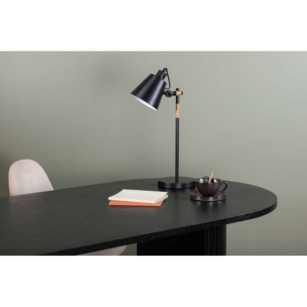 skott -Bordslampa - Svart/Svart