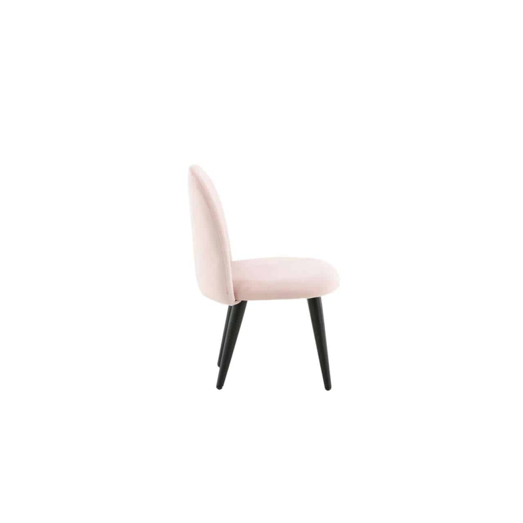 Velvet Barnstol - Rosa Sammet