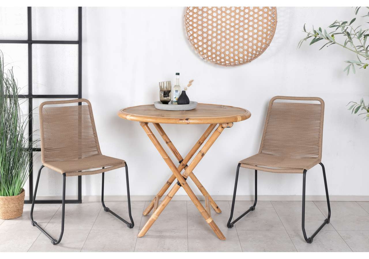 Cane Caféset med Lindos matstol