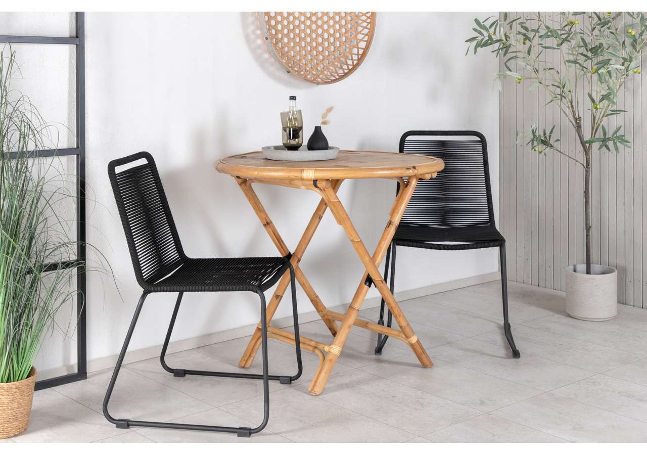 Cane Caféset med Lindos matstol