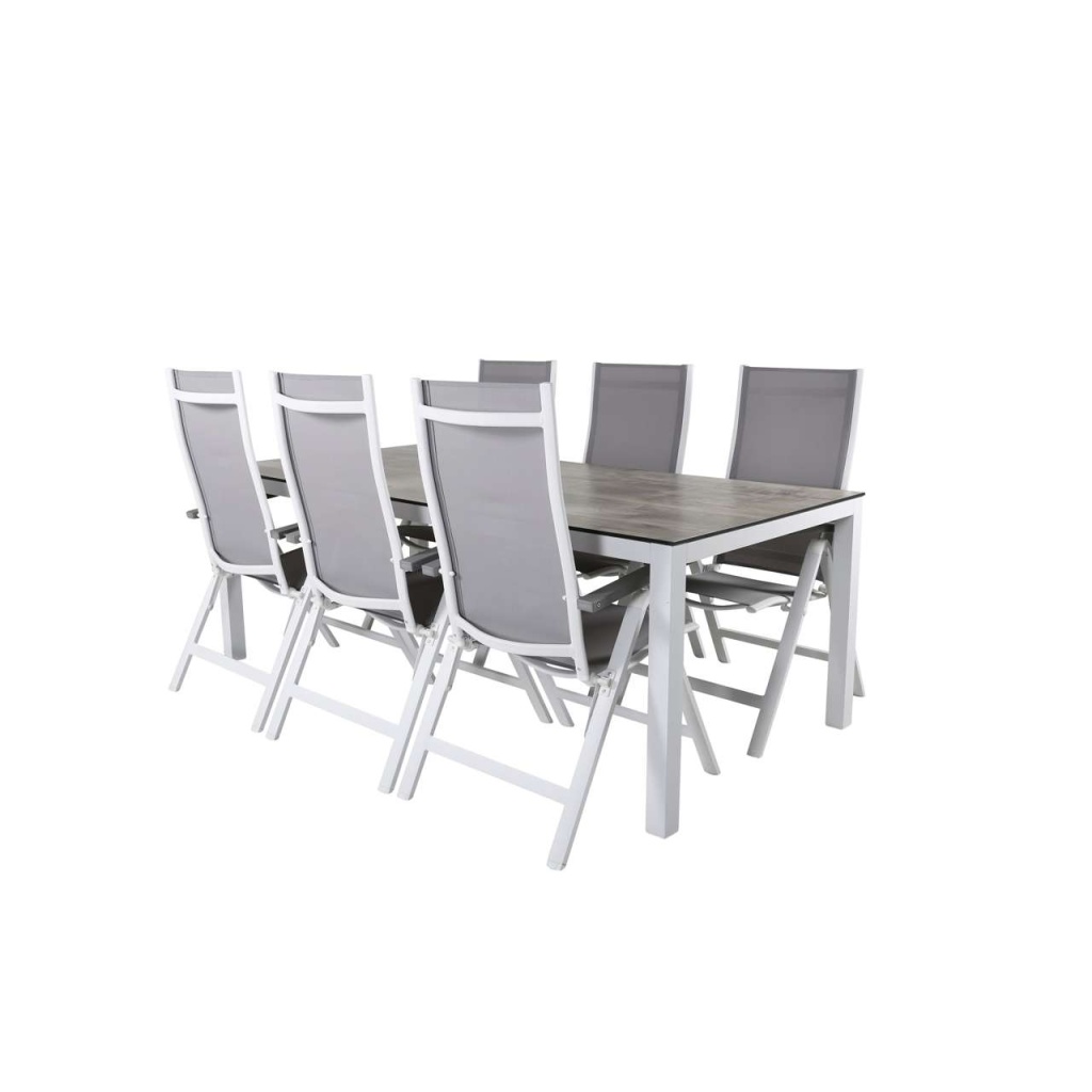 Llama Matbord med Albany Matstolar