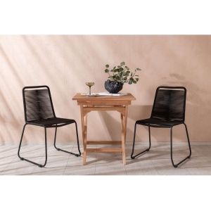 Ghana Cafébord med Lindos Matstolar