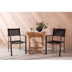 Ghana Cafébord med Copacabana Matstolar