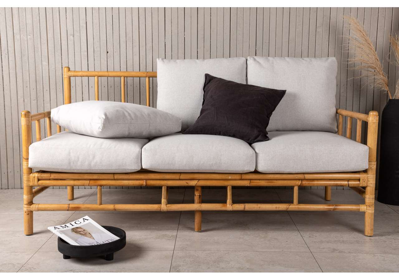 Cane 3-sits Soffa