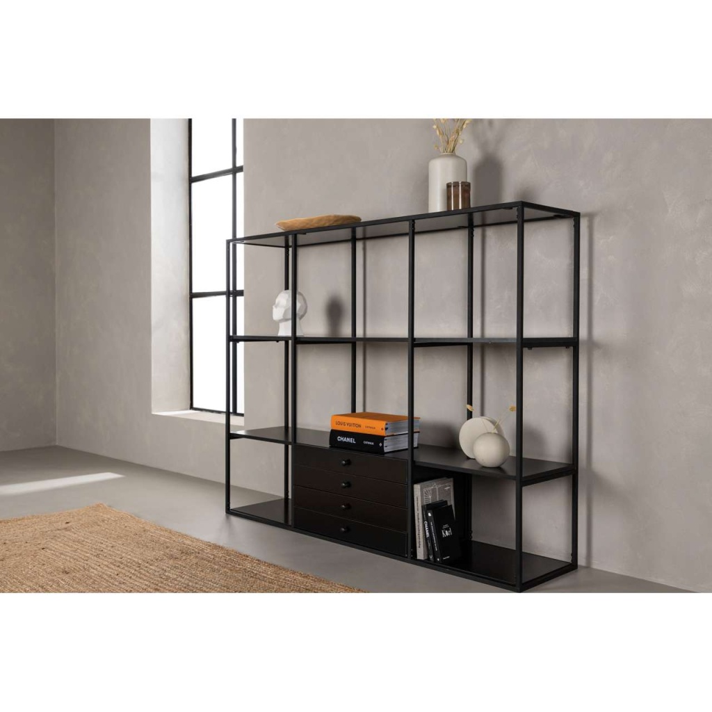Amaraillo Sidobord - Svart / Metal / MDF
