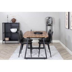 Inca Matbord med Gulvi Matstolar