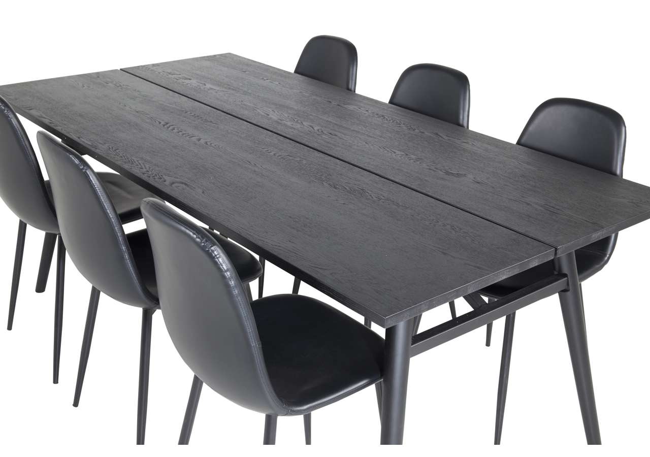 Sleek Matbord med Gulvi Matstolar