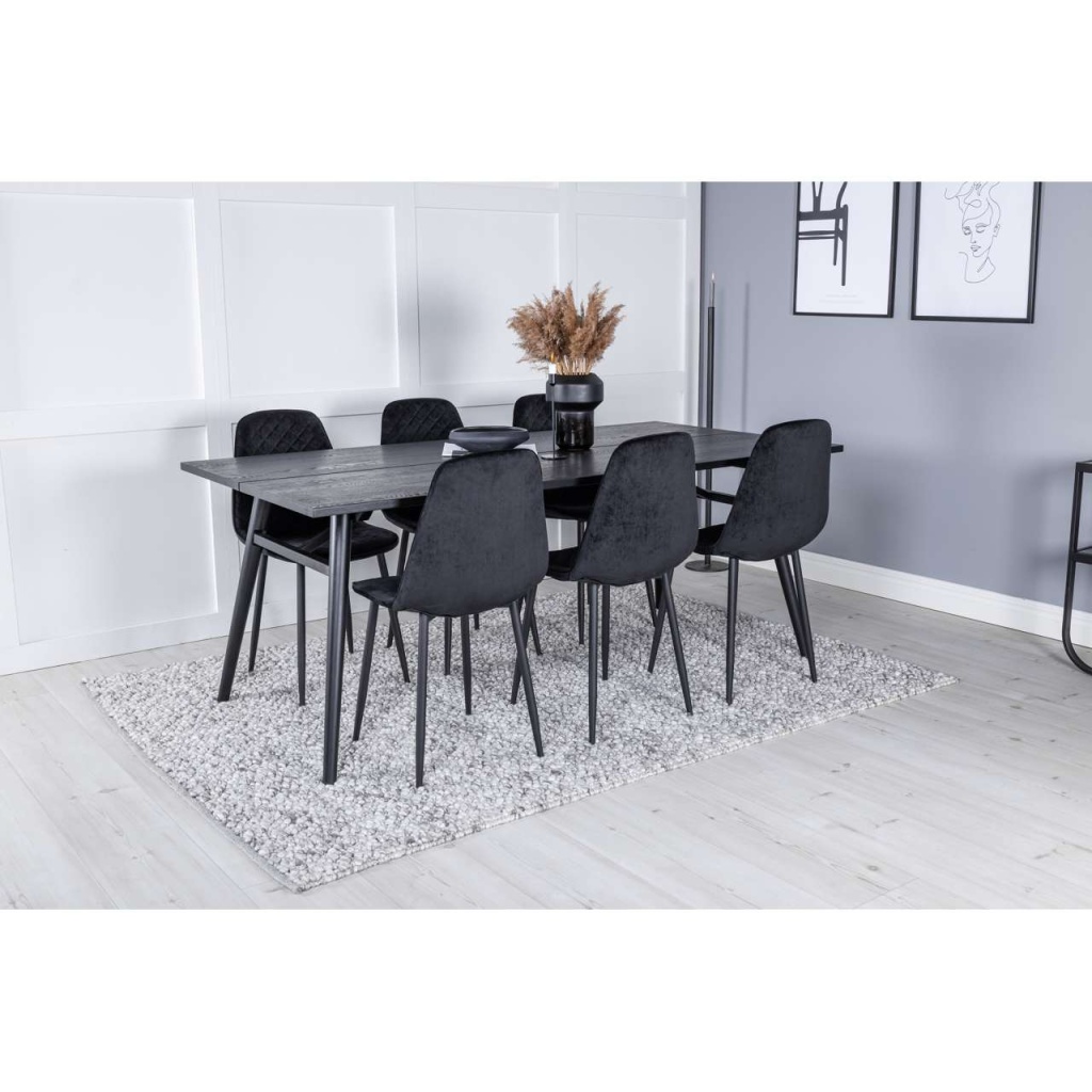 Sleek Matbord med Diana Matstolar