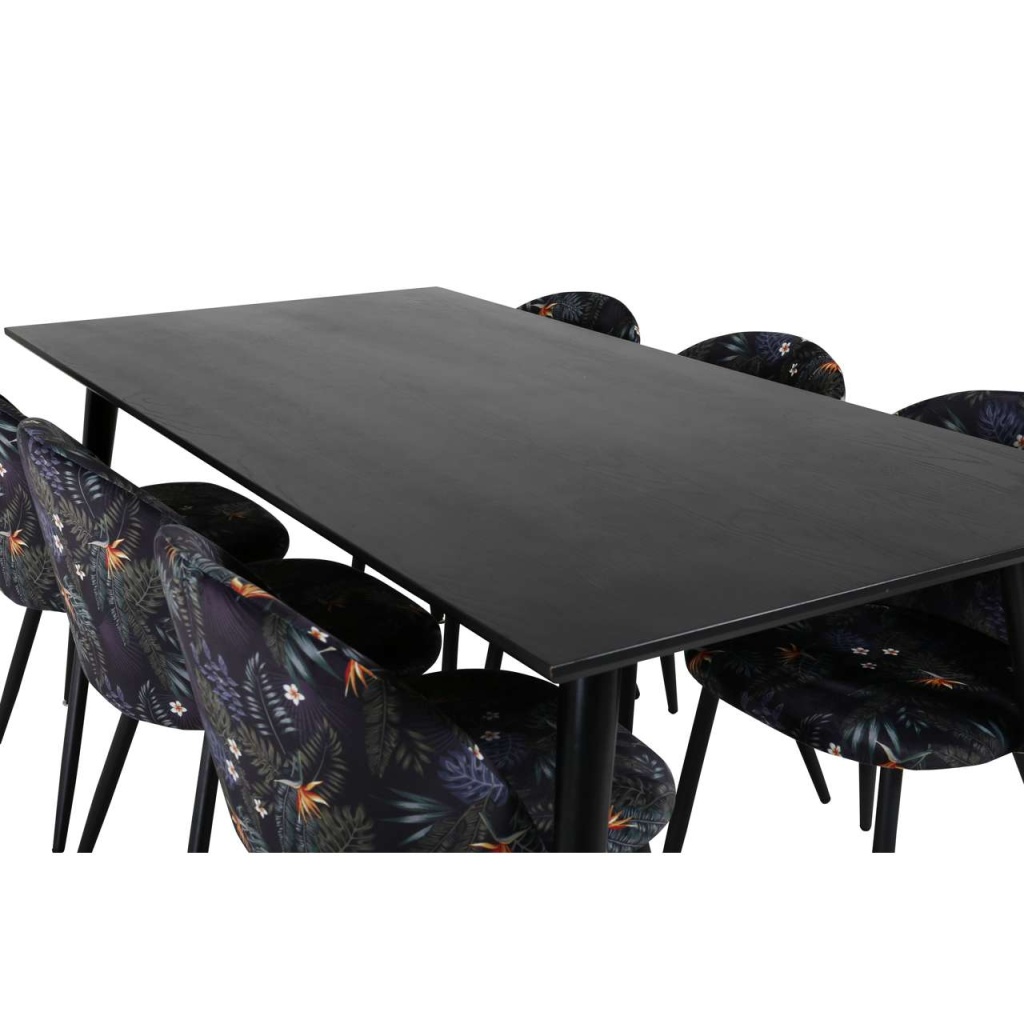 Dipp Matbord med Flower Matstolar