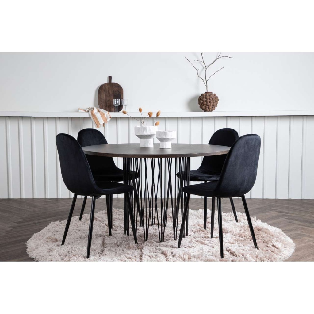 Stone Matbord med Panter Matstolar