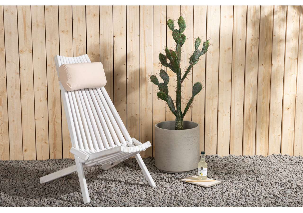 Maja Loungefåtölj - Vit