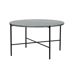 Bistro Soffbord - Diam 80 - Grå, Svart