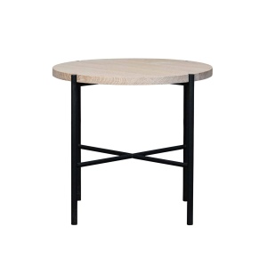 Bistro Soffbord - Diam 45 - Vitoljad ek