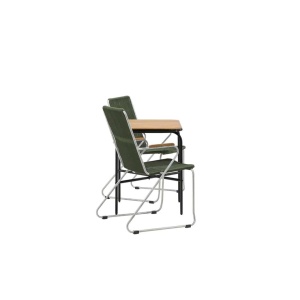 Holmbeck Cafetable Steel - Svart / Rektangulär 55*70*74 | Bois Matstol Steel