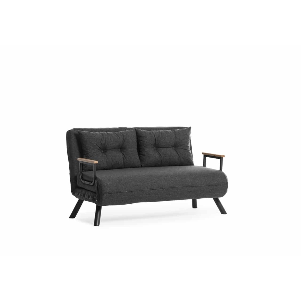 Sando 2-sits bäddsoffa - Mörkgrå