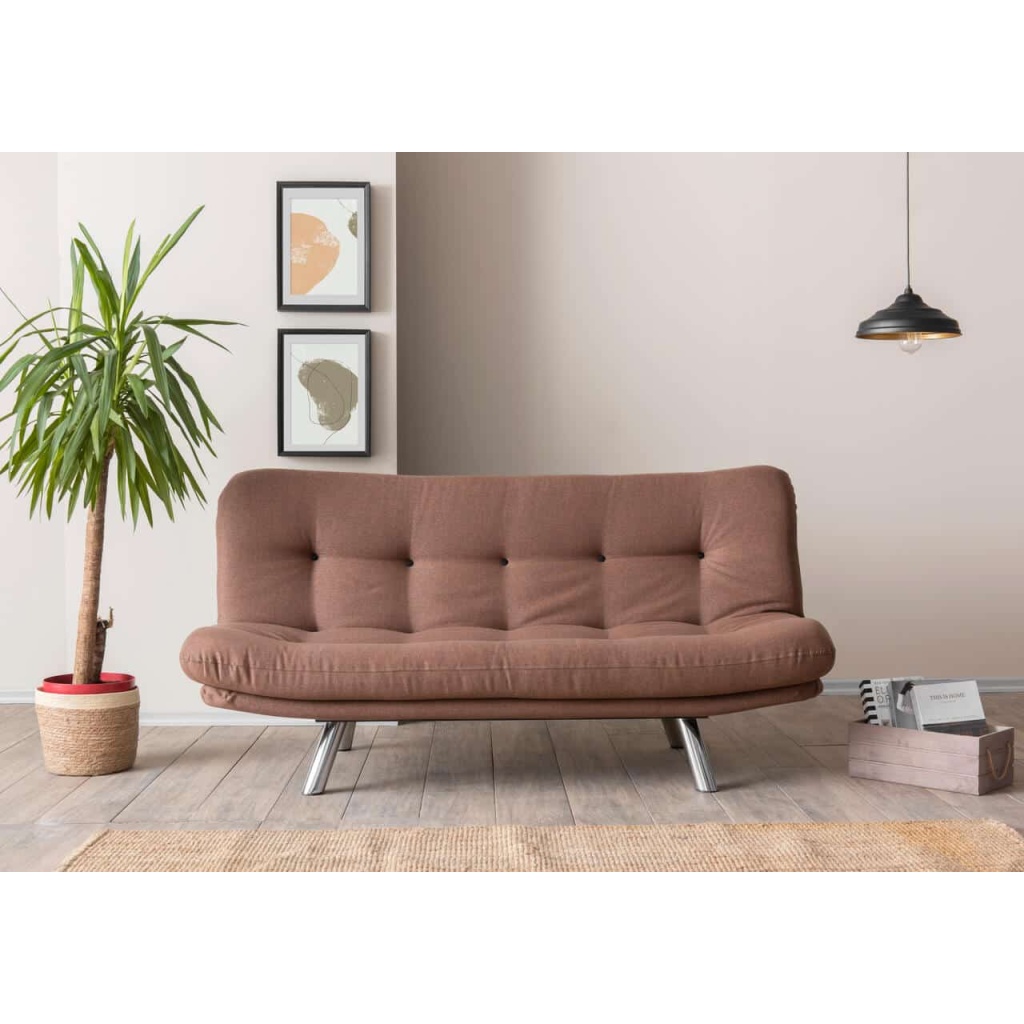 Misa 3-sits bäddsoffa - Ljusbrun