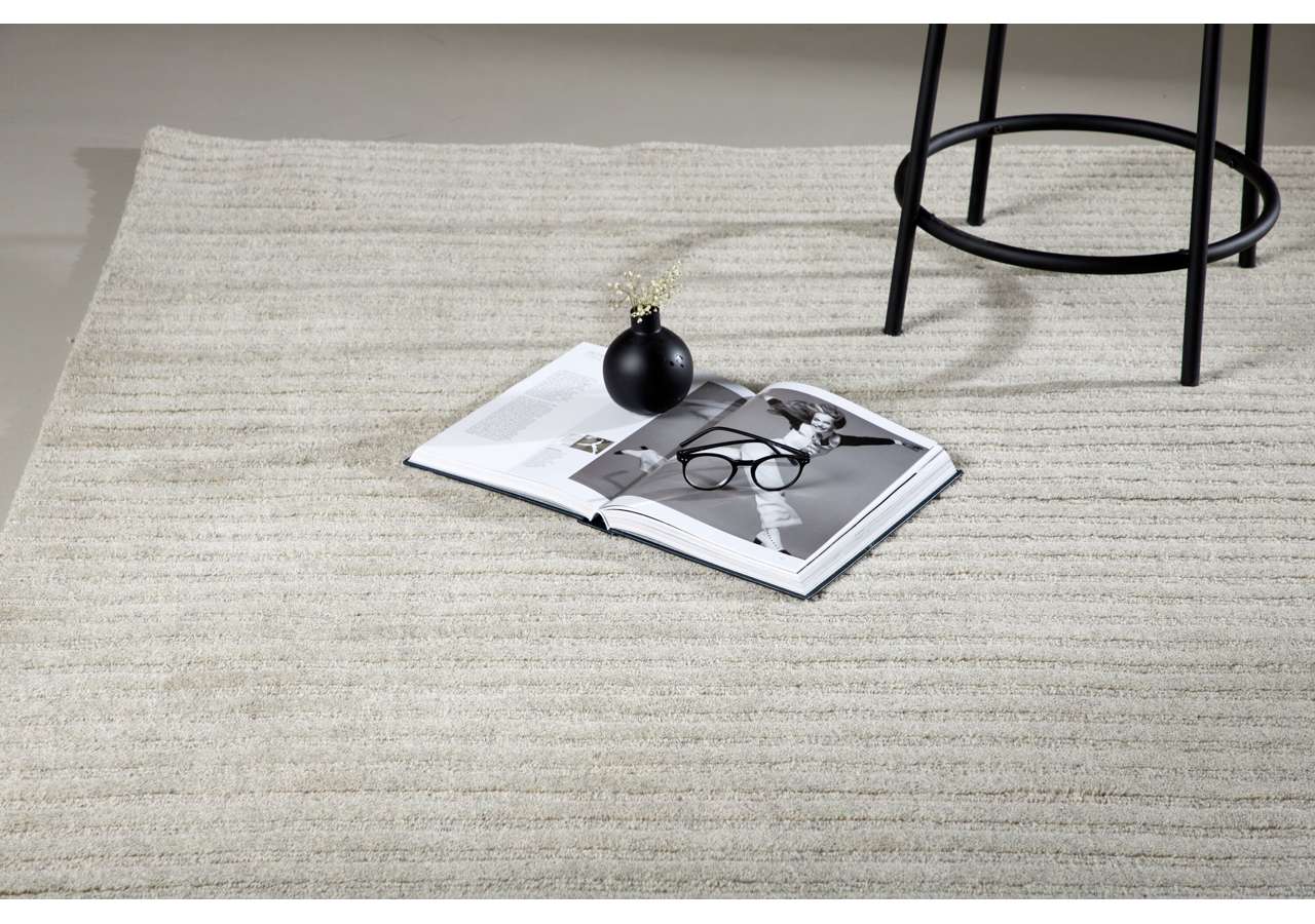 Milton Ull/polyester/Bomull - 300*200- -Rektangulär-Ljusgrå