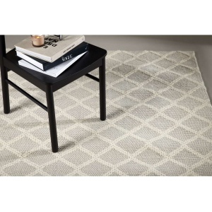 Cloudy Ull/polyester - 300*200- -Rektangulär-OffWhite