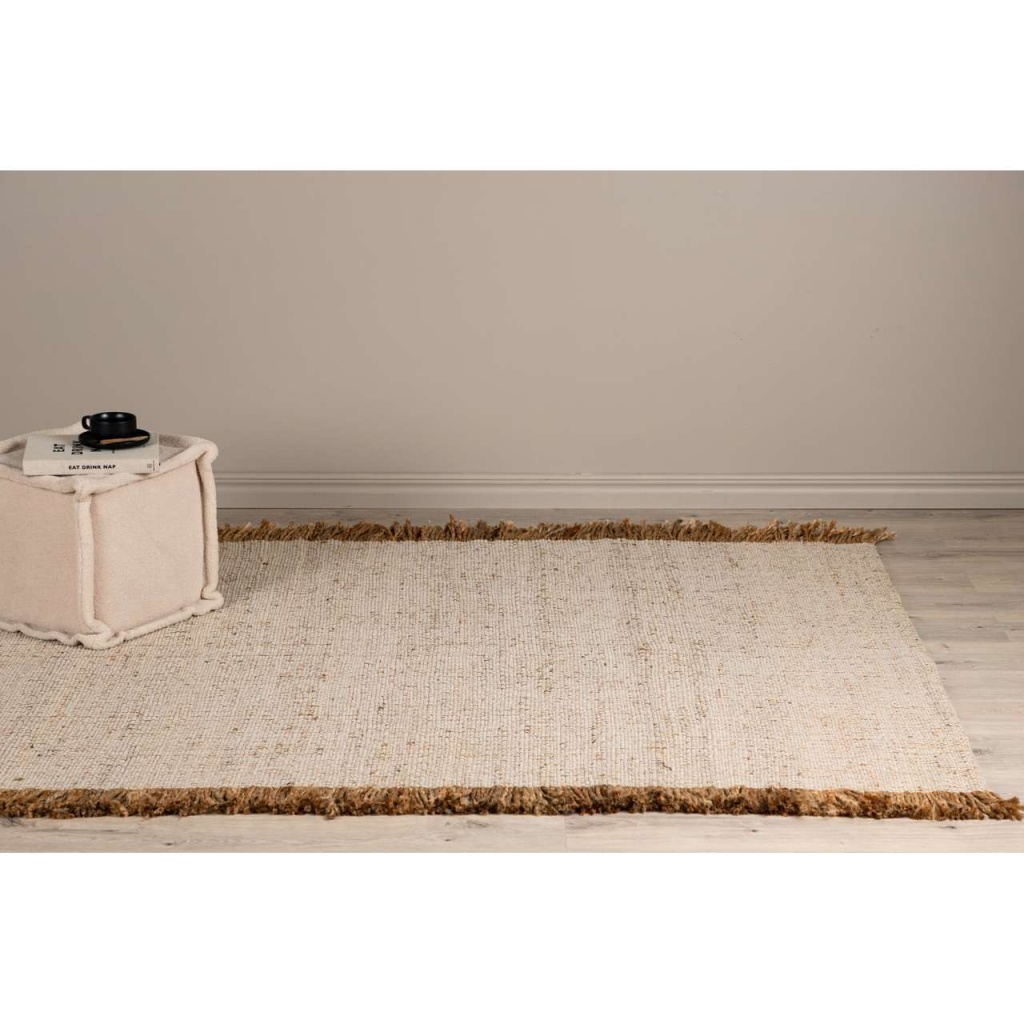 Emilio Jute - 230*160- -Rektangulär-OffWhite