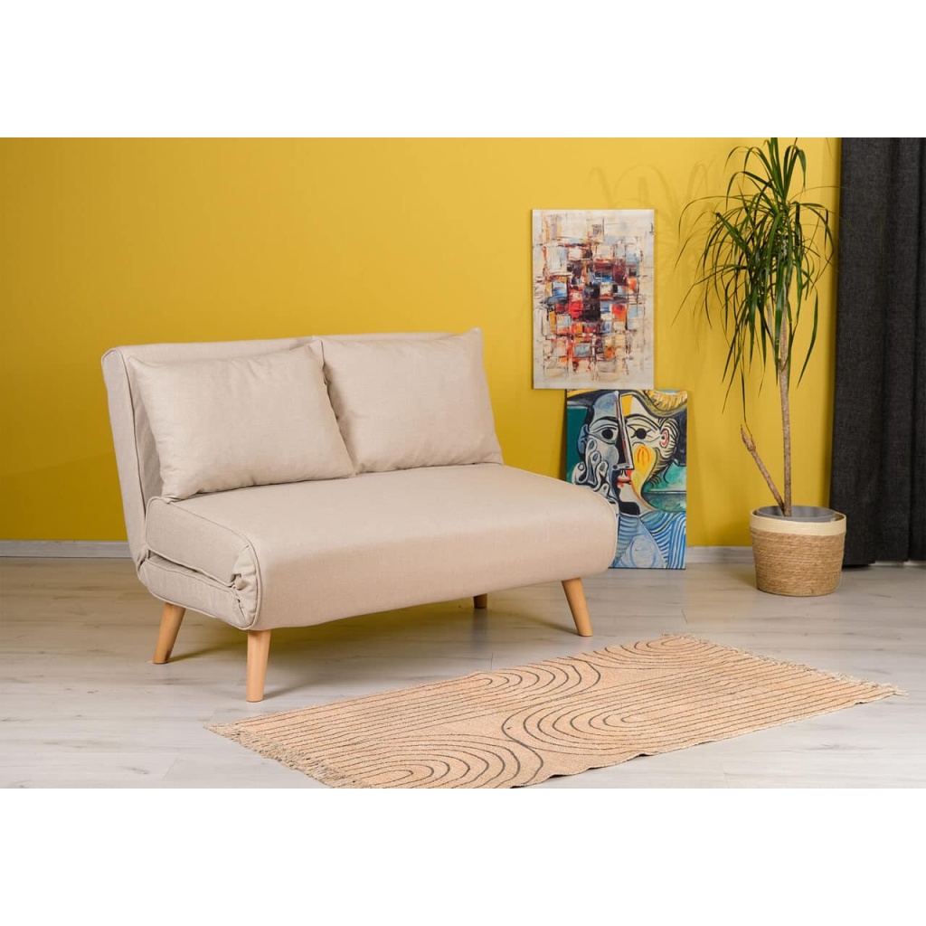 Folde 2-sits bäddsoffa - Cream