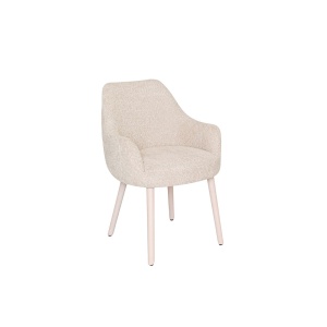 THEO Matstol i beige tyg, ekben