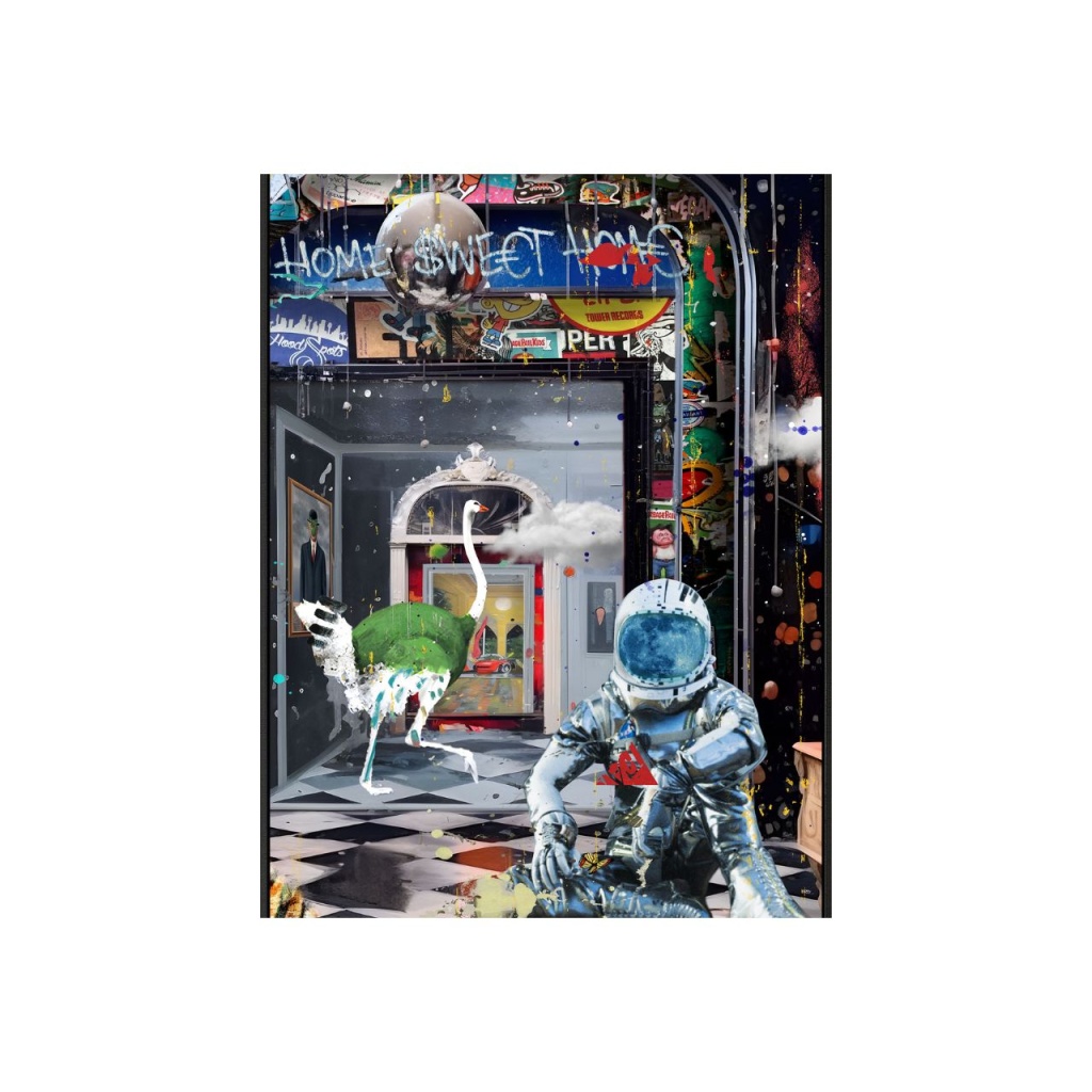 BILDE X-Space 80x120 highgloss, canvas