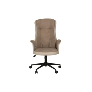CHORE Kontorstol i beige tyg/pu