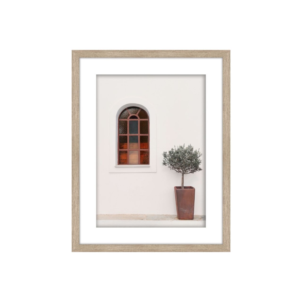 BILDE Olivetree 55x70, glas, ram