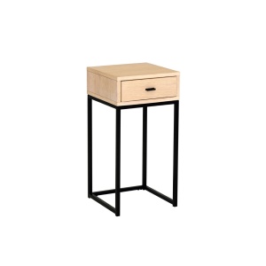 REGAL Sängbord, vitpigmenterad ek H60