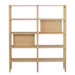 Holton bokhylla hög 140x166cm ek