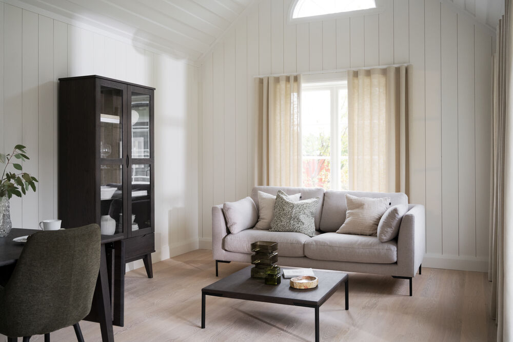 Filippa vitrinskåp mörkbrun ek - Bild 5