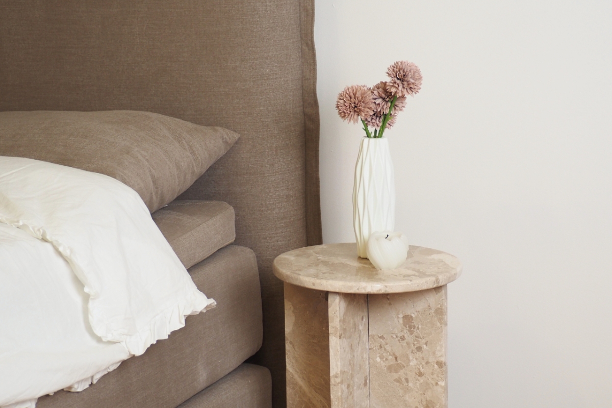 Blanc Sängbord – 32×65 cm | Lepard