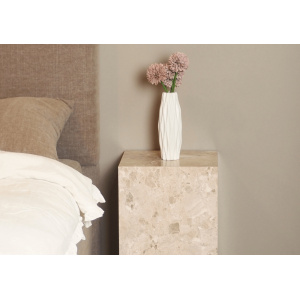 Sängbord i Lepard Marmor – Hantverk & Elegans i Perfekt Balans