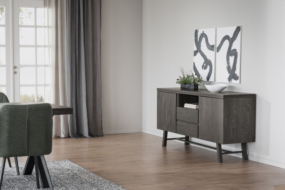 Brooklyn sideboard 160cm mörkbrun ek - Bild 5